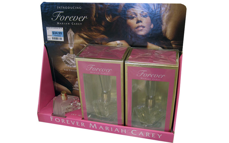 Cardboard Perfume Counter Display