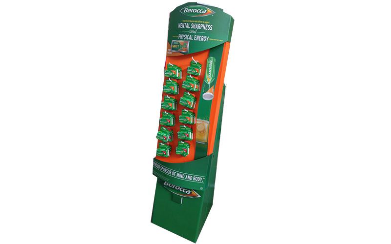 Cardboard Personal Care Product Hooks Display