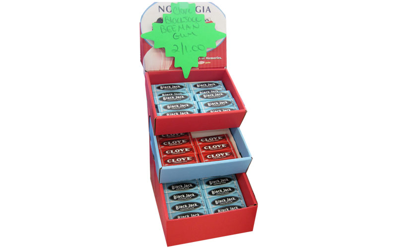 Cardboard Tiered Candy Counter Display