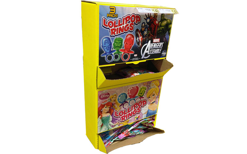 Color Printing Candy Cardboard Sidekick Display