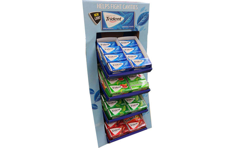 Retail Store Chewing Gum Sidekick Display